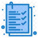 Lista de controle  Ícone