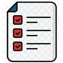 Lista De Controle Ícone