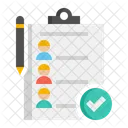Lista De Convidados Ícone