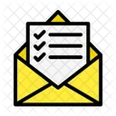 Lista De E Mail Lista Grupo Ícone