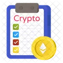 Lista Ethereum Lista Criptografica Criptografia Ícone