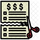 Deduccion Impuestos Finanzas Icono