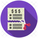 Deduccion Impuestos Finanzas Icono