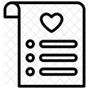 Lista de Desejos  Ícone