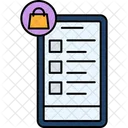 Lista De Deseos De Compras En Linea Lista De Deseos Articulos Favoritos Icono