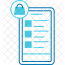Lista de deseos de compras en línea  Icono