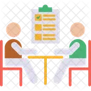 Discutir Reunion De Negocios Reunion Icon