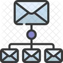 Listagem de e-mail  Ícone