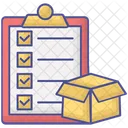 Packing List Outline Fill Icon Travel And Tour Icons Ícone