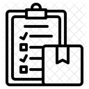 Lista De Embalaje Lista Lista De Verificacion Icono