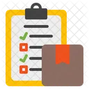 Lista De Embalaje Lista Lista De Verificacion Icono