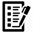 Lista De Inspeccion Lista De Tareas Pendientes Lista De Verificacion Icon