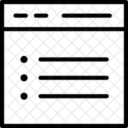 Lista de exploración  Icono