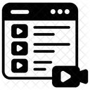 Lista De Observacao Lista De Monitoramento Lista De Videos Ícone