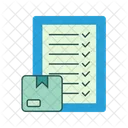 Lista De Pedidos Lista Orden Icono