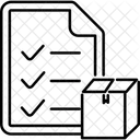 Lista De Encomendas Lista De Entrega Area De Transferencia Icon
