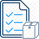 Lista De Encomendas Lista De Entrega Area De Transferencia Icon