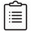 Lista De Pedidos Lista De Verificacion Lista De Tareas Pendientes Icono