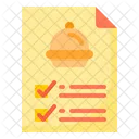 Orden Comida Paquete Icono
