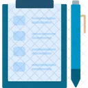 Lista De Projetos Tarefas Area De Transferencia Icon