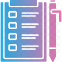 Lista De Proyectos Tareas Portapapeles Icono