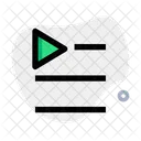 Lista de reprodução de música  Ícone