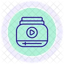 Lista De Reproduccion De Video Video Lista De Reproduccion Icono