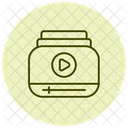 Lista De Reproduccion De Video Video Lista De Reproduccion Icono