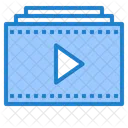 Lista De Reproduccion De Video Video Camara Icono
