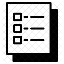 Lista de revisión  Icono