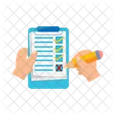 Lista Tarea Lista De Verificacion Icono