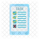 Lista Tarea Lista De Verificacion Icono