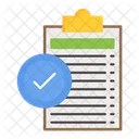 Lista De Verificacion Lista Lista De Tareas Pendientes Icono