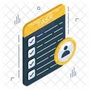 Lista De Tareas Agenda Lista De Verificacion Icono