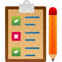 Lista De Tareas Lista Lista De Verificacion Icono