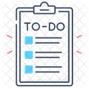 Lista De Tarefas Lista De Verificacao Lista Ícone