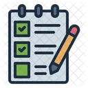 Lista De Tarefas Lista De Verificacao Tarefa Ícone