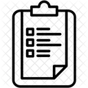 Lista De Verificacao Lista Lista De Tarefas Ícone