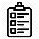 Lista De Tarefas Lista De Verificacao Bloco De Notas Icon