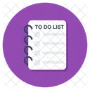 Lista De Tarefas Lista De Verificacao Lista Ícone