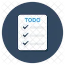 Lista De Tarefas Lista De Verificacao Lista Icon