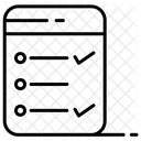Lista De Tarefas Lista Formulario Icon