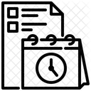 Calendario Agenda Evento Ícone