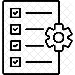 Lista de trabalho  Ícone