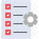 Lista de trabalho  Ícone