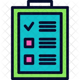 Lista de controle  Ícone