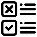 Lista de controle  Ícone
