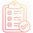 Lista De Verificacao Lista Documento Ícone