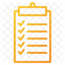 Lista de controle  Ícone