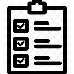Lista de controle  Ícone